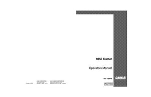 Operator’s Manual-Case IH Tractor 9350 9-26040