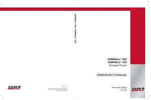 Operator’s Manual-Case IH Tractor FARMALL 30C FARMALL 35C 47578253