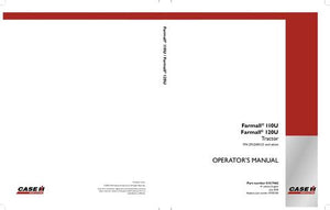 Operator’s Manual-Case IH Tractor Farmall 110U 120U 51517462