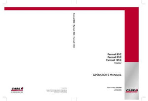 Operator’s Manual-Case IH Tractor Farmall 85C 95C 105C 47435549