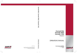 Operator’s Manual-Case IH Tractor Farmall 95U 105U 115U 84498894