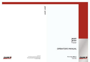Operator’s Manual-Case IH Tractor JX55T JX75T 48063711