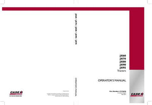 Operator’s Manual-Case IH Tractor JX 60 70 80 90 95 47376896