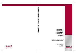 Operator’s Manual-Case IH Tractor PUMA 115,125,140,155 87742273