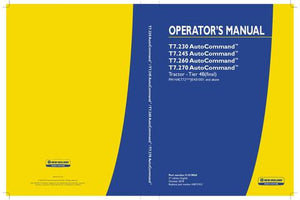 Operator's Manual - New Holland T7.230 T7.245 T7.260 T7.270 AutoCommand Tractor Tier 4B (final) 51519060