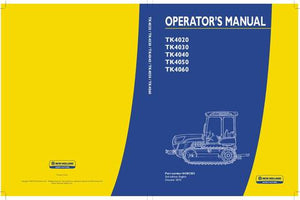 Operator's Manual - New Holland TK4020 TK4030 TK4040 TK4050 TK4060 Tractor 84382203
