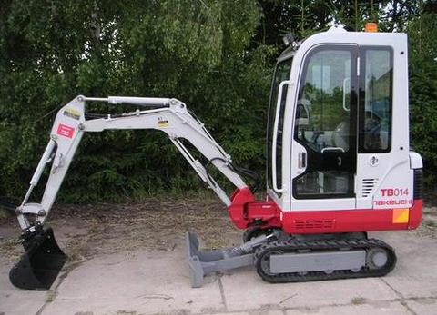 Operators Manual - Takeuchi TB108 Compact Excavator Download