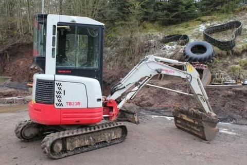 Operators Manual - Takeuchi TB23R Compact Excavator Book No. AD5F004 SN 12300513~ Download