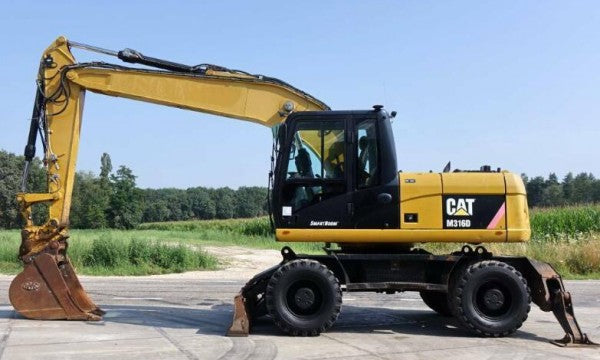 PARTS CATALOG MANUAL - CATERPILLAR M316D WHEELED EXCAVATOR D6W DOWNLOAD