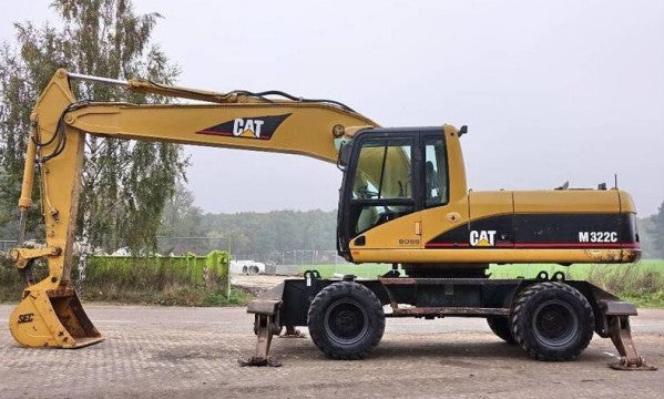 PARTS CATALOG MANUAL - CATERPILLAR M322C WHEELED EXCAVATOR H2G DOWNLOAD