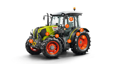 PARTS CATALOG MANUAL - CLAAS ELIOS 200 TRACTOR