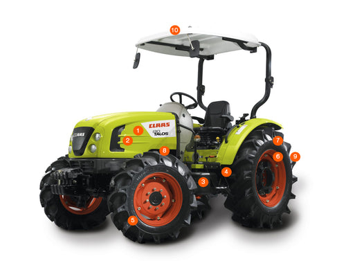 PARTS CATALOG MANUAL - CLAAS TALOS 100 TRACTOR (SN 2174011926-2174099999)