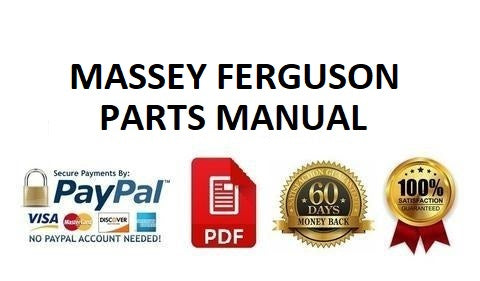 Parts Manual - Massey Ferguson MF500 Loader Dozer #1431758M3