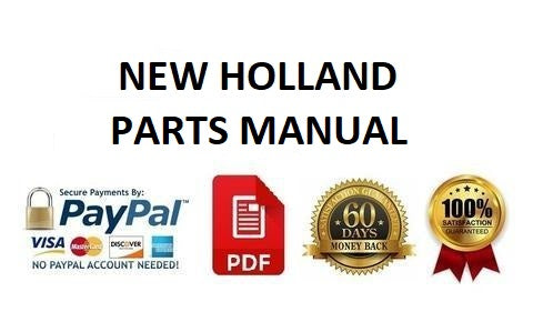 PARTS MANUAL - FORD NEW HOLLAND 340B 3 CYLINDER UTILITY TRACTOR MASTER ILLUSTRATED