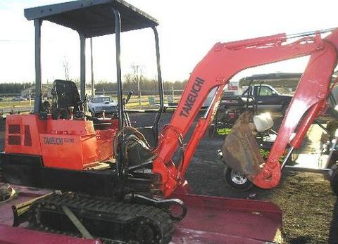 Parts Catalog Manual - 1997 Takeuchi TB15/120 Mini Compact Excavator S/N 00543 Download