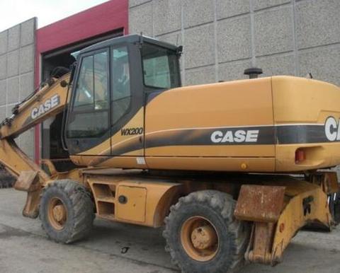 Parts Catalog Manual - CASE WX200 Wheeled Excavator 