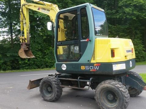 Parts Catalog Manual - Yanmar B50W, B50W-1 Wheel Excavator Download