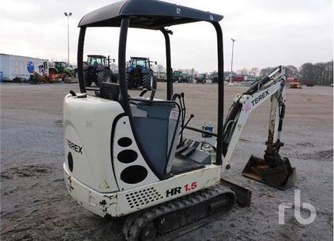 Parts Manual - 2006 TEREX SCHAEFF HR1.5 Mini Crawler Excavator SN0100 Download 