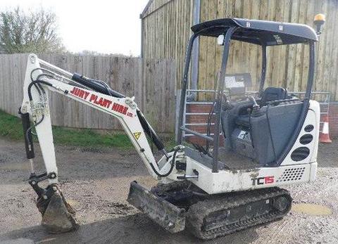 Parts Manual - 2009 TEREX TC15 Crawler Excavator Download