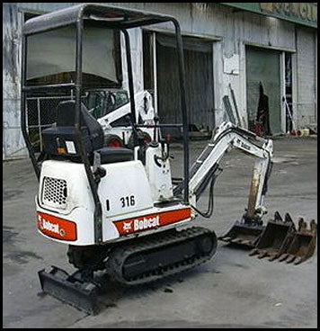 Parts Manual - Bobcat 316 Mini Excavator 522811001 & Above