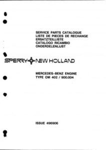 Download New Holland OM 402 900.004 Tractor Parts Manual