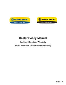 Policy Manual - New Holland Dealer DPM 87056510