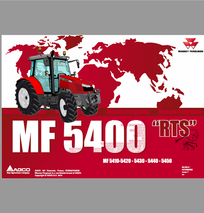 Massey Ferguson 5410 5420 5430 5440 5450 Tier 3 Repair Time Schedule Manual