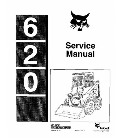 SERVICE MANUAL - BOBCAT 620 SKID STEER LOADER 