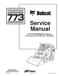 SERVICE MANUAL - BOBCAT 773 SKID STEER LOADER DOWNLOAD
