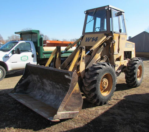 SERVICE MANUAL - CASE W14 ARTICULATED WHEEL LOADER 9-69100RO 