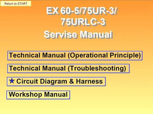 SERVICE MANUAL - HITACHI EX60-5 EX75UR-3 EX75URLC-3 DOWNLOAD