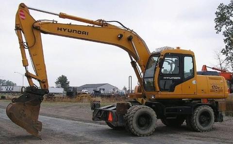 SERVICE MANUAL - HYUNDAI R170W-3 WHEEL EXCAVATOR DOWNLOAD