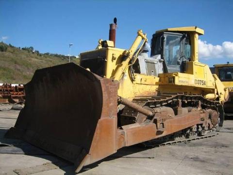 SERVICE MANUAL + OPERATION & MAINTENANCE MANUAL - KOMATSU D375A-3 BULLDOZER  