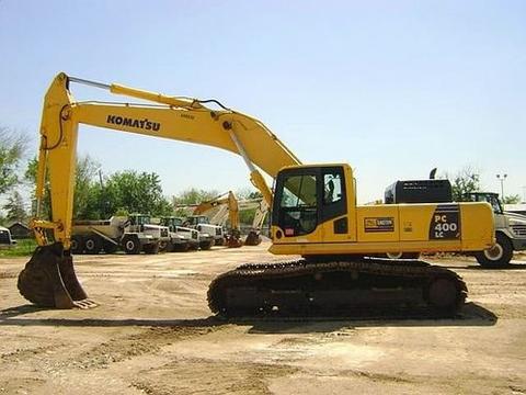 SERVICE MANUAL + OPERATION & MAINTENANCE MANUAL - KOMATSU PC400LC-8 HYDRAULIC EXCAVATOR  