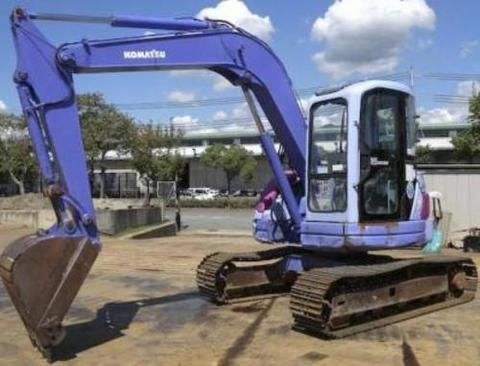 SERVICE MANUAL + OPERATION & MAINTENANCE MANUAL - KOMATSU PC75UU-3 HYDRAULIC EXCAVATOR  