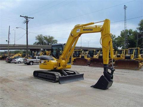 SERVICE MANUAL + OPERATION & MAINTENANCE MANUAL - KOMATSU PC78MR-6 HYDRAULIC EXCAVATOR  