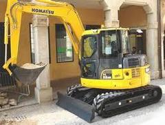 SERVICE MANUAL + OPERATION & MAINTENANCE MANUAL - KOMATSU PC88MR-8 HYDRAULIC EXCAVATOR  