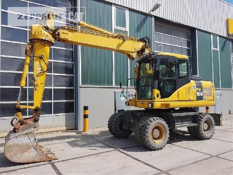 SERVICE MANUAL + OPERATION & MAINTENANCE MANUAL - KOMATSU PW160-7H WHEELED EXCAVATOR  