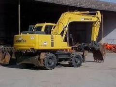 SERVICE MANUAL + OPERATION & MAINTENANCE MANUAL  - KOMATSU PW170ES-6K WHEELED EXCAVATOR 