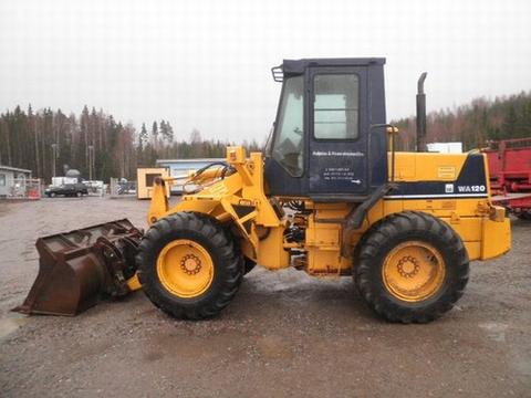 SERVICE MANUAL + OPERATION & MAINTENANCE MANUAL - KOMATSU WA120-1LC WHEEL LOADER  