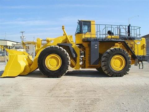 SERVICE MANUAL + OPERATION & MAINTENANCE MANUAL - KOMATSU WA700-1 WHEEL LOADER  