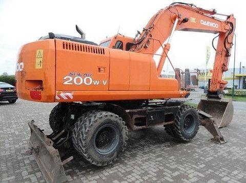 Service Manual - 2000 Doosan Solar 200W-V Wheeled Excavator Download