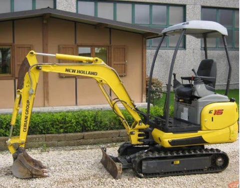 Service Manual - 2005 New Holland E16 – E18 Mini Crawler Excavator Download