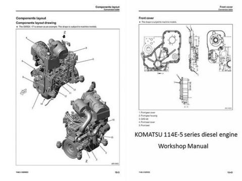 Service Manual - 2011 KOMATSU 114E-5 Series Diesel Engine