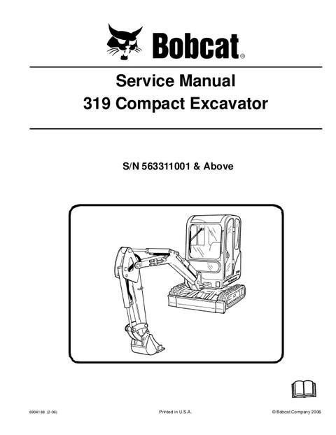 Service Manual - 319 Compact Excavator 