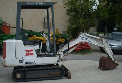  Service Manual - Bobcat 220 Mini Excavator Download