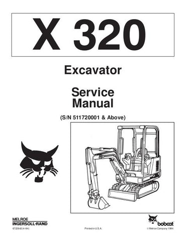 Service Manual - Bobcat X320 Hydraulic Excavator 