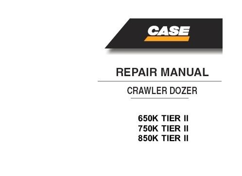 Service Manual - CASE 650K 750K 850K TIER 2 Crawler Dozer Download