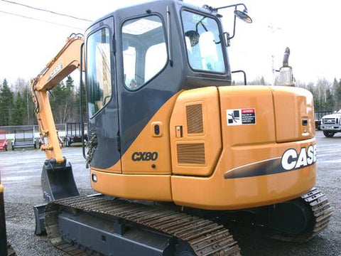 Service Manual - CASE CX75SR CX80 Crawler Excavator 