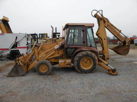 Service Manual - Case 580K Super 580 K Backhoe Loader Tractor 